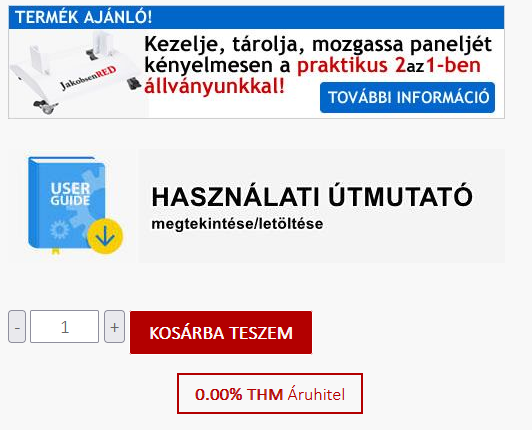 Áruhitel példakép